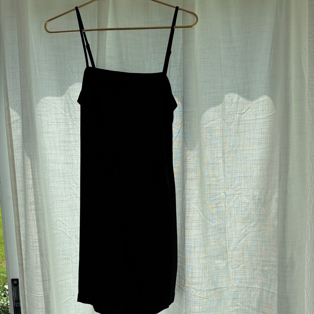 Lulu's Elegant Black Mini Dress